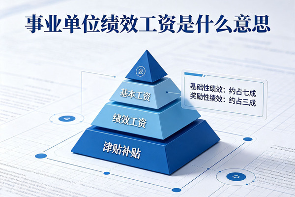 事业单位绩效工资是什么意思？通俗解读与核心要点