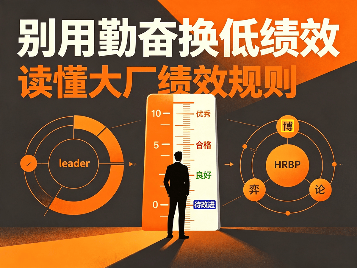 北极星OKR知识库官网-大厂绩效存量博弈:越努力越没绩效?读懂规则才是核心!插图 大厂绩效博弈逻辑.png