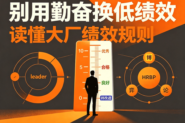 大厂绩效存量博弈：越努力越没绩效？读懂规则才是核心!