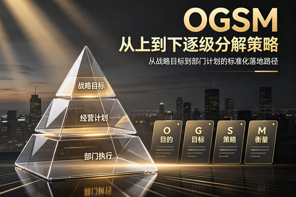 OGSM从上到下逐级分解策略：从战略目标到部门计划的标准化落地路径