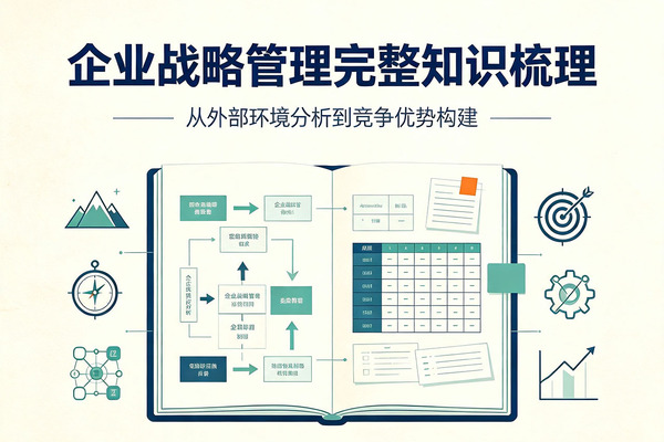 企业战略管理完整知识梳理：从外部环境分析到竞争优势构建