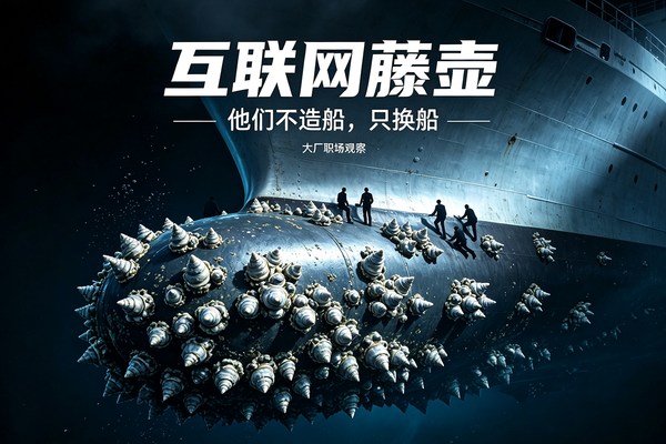 大厂新词“互联网藤壶”爆火：暴露大厂最隐蔽的管理盲区！