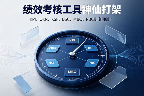 六大绩效考核工具深度对比：KPI、OKR、KSF、MBO、BSC、PBC选型指南