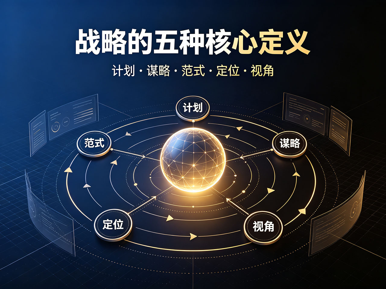 北极星OKR知识库官网-战略的五种核心定义:计划、谋略、范式、定位、视角插图 北极星OKR知识库官网-战略的五种核心定义:计划、谋略、范式、定位、视角插图