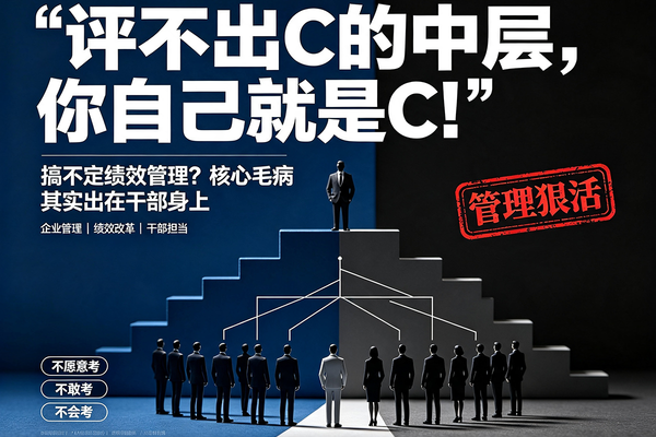 “评不出C的管理者，你本身就是C！”两位顶级大佬说透了绩效真相