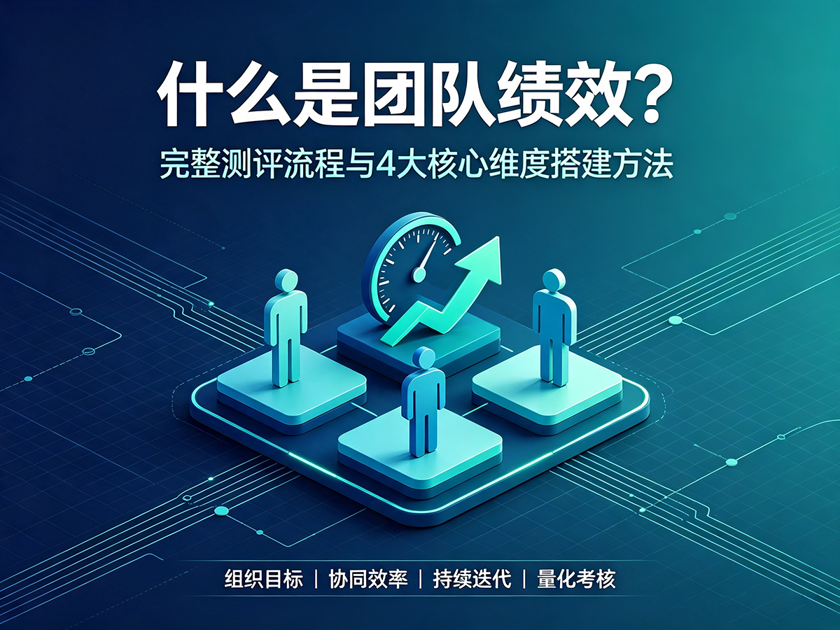 北极星OKR知识库官网-什么是团队绩效?完整测评流程与4大核心维度搭建方法插图 北极星OKR知识库官网-什么是团队绩效?完整测评流程与4大核心维度搭建方法插图
