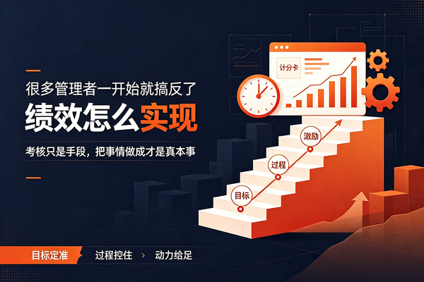 绩效考核不重要，绩效实现才重要！