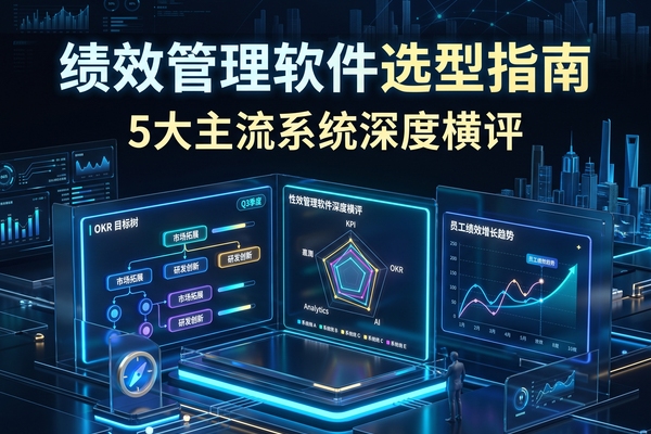 绩效管理软件选型指南：5款国内外主流绩效软件8大维度深度测评