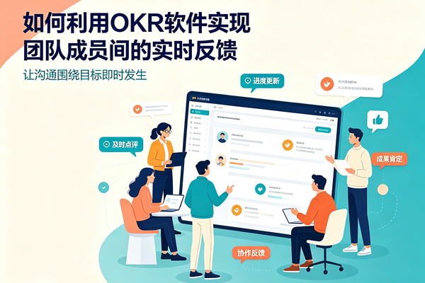 如何利用OKR软件实现团队成员间的实时反馈