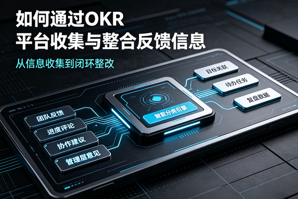 如何通过OKR平台收集与整合反馈信息