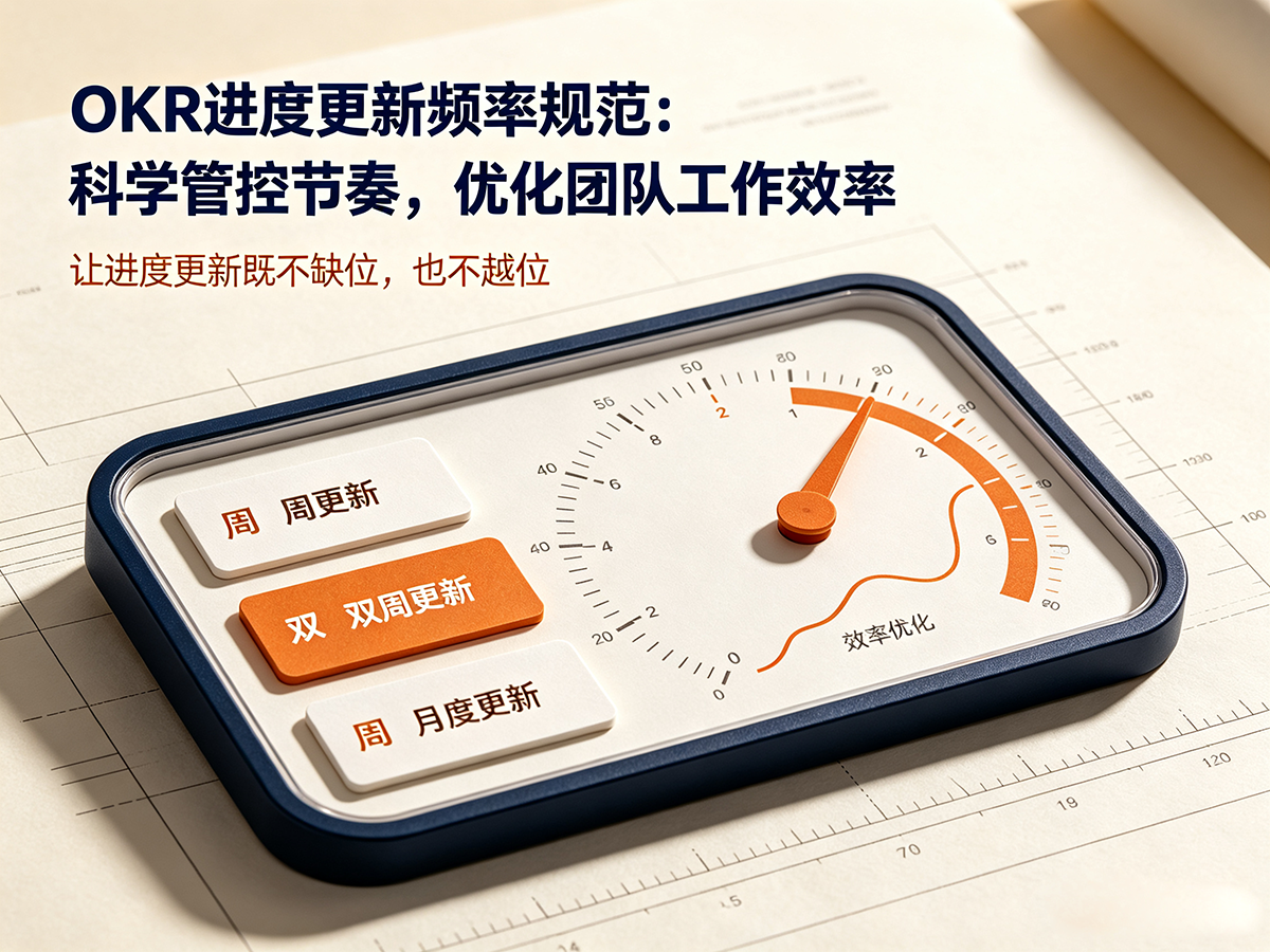 北极星OKR知识库官网-OKR进度更新频率规范:科学管控节奏,优化团队工作效率插图 北极星OKR知识库官网-OKR进度更新频率规范:科学管控节奏,优化团队工作效率插图