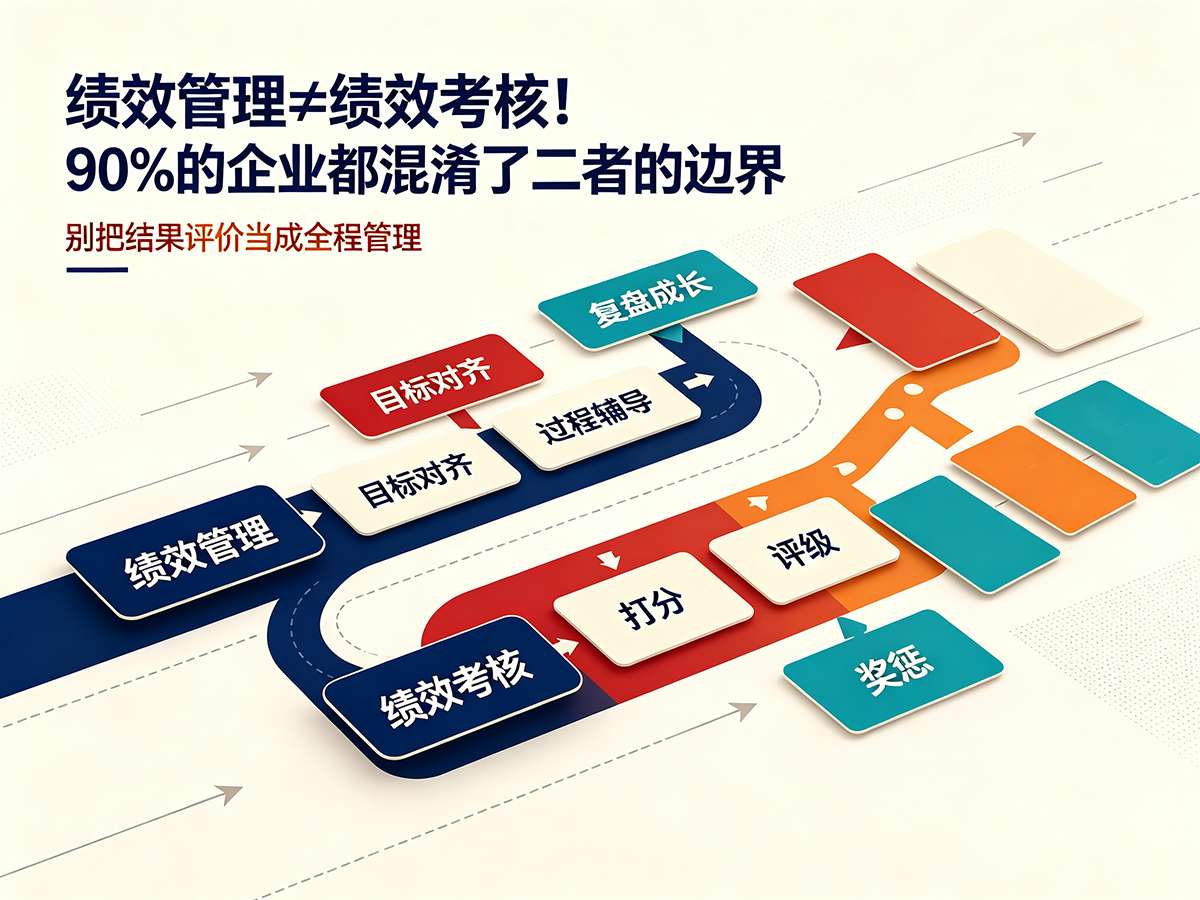 北极星OKR知识库官网-绩效管理≠绩效考核!90%的企业都混淆了二者的边界插图 北极星OKR知识库官网-绩效管理≠绩效考核!90%的企业都混淆了二者的边界插图