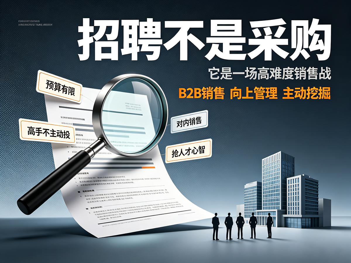 北极星OKR知识库官网-为什么说现在的招聘本质是搞销售？人力资源角度，你怎么看？插图