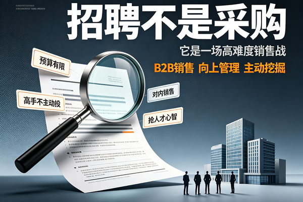 为什么说现在的招聘本质是搞销售？人力资源角度，你怎么看？