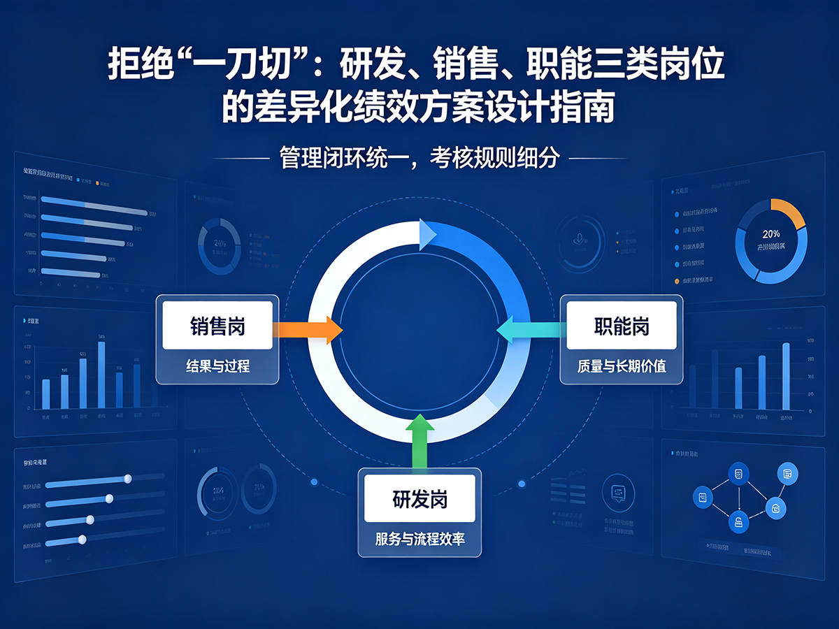 北极星OKR知识库官网-拒绝 “一刀切”:研发、销售、职能三类岗位的差异化绩效方案设计指南插图 北极星OKR知识库官网-拒绝 “一刀切”:研发、销售、职能三类岗位的差异化绩效方案设计指南插图
