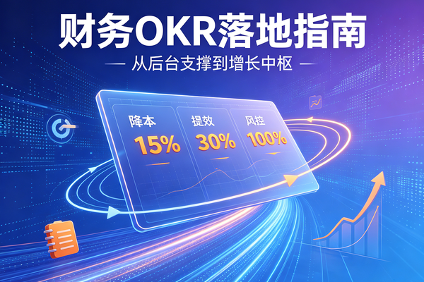 谁说财务只会记账！一套OKR彻底盘活财务价值，告别背锅内卷