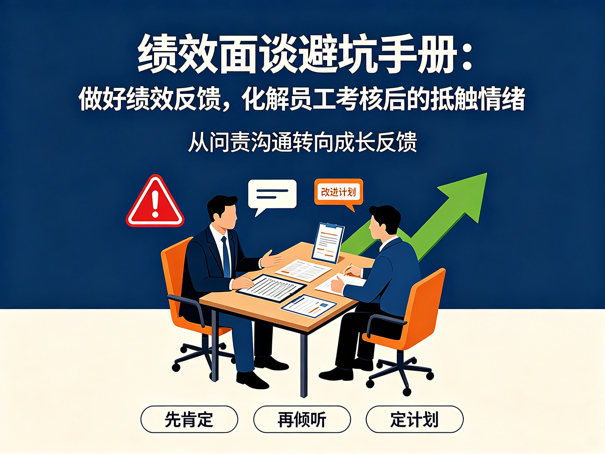 北极星OKR知识库官网-绩效面谈避坑手册:做好绩效反馈,化解员工考核后的抵触情绪插图 北极星OKR知识库官网-绩效面谈避坑手册:做好绩效反馈,化解员工考核后的抵触情绪插图