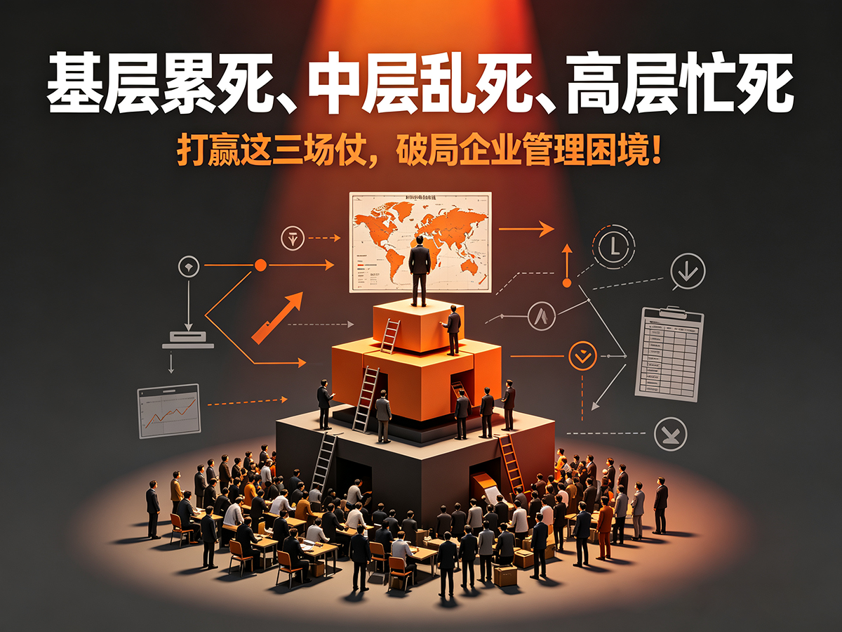 北极星OKR知识库官网-基层累死、中层乱死、高层忙死：打赢这三场仗，破局企业管理困境插图