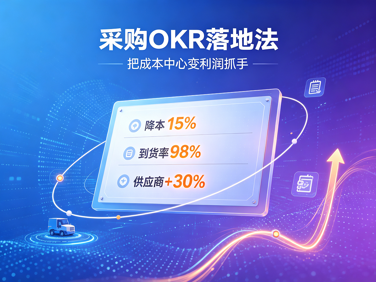 北极星OKR知识库官网-采购就是花钱部门?换一套OKR思路,采购也能成为增长驱动力!插图 北极星OKR知识库官网-采购就是花钱部门?换一套OKR思路,采购也能成为增长驱动力!插图