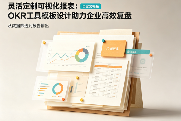 灵活定制可视化报表：OKR工具模板设计助力企业高效复盘