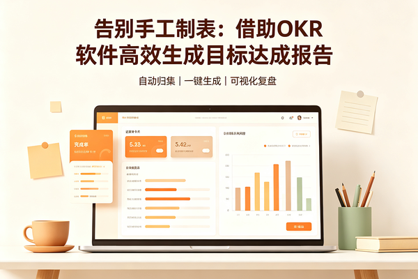 告别手工制表：借助OKR软件高效生成目标达成报告