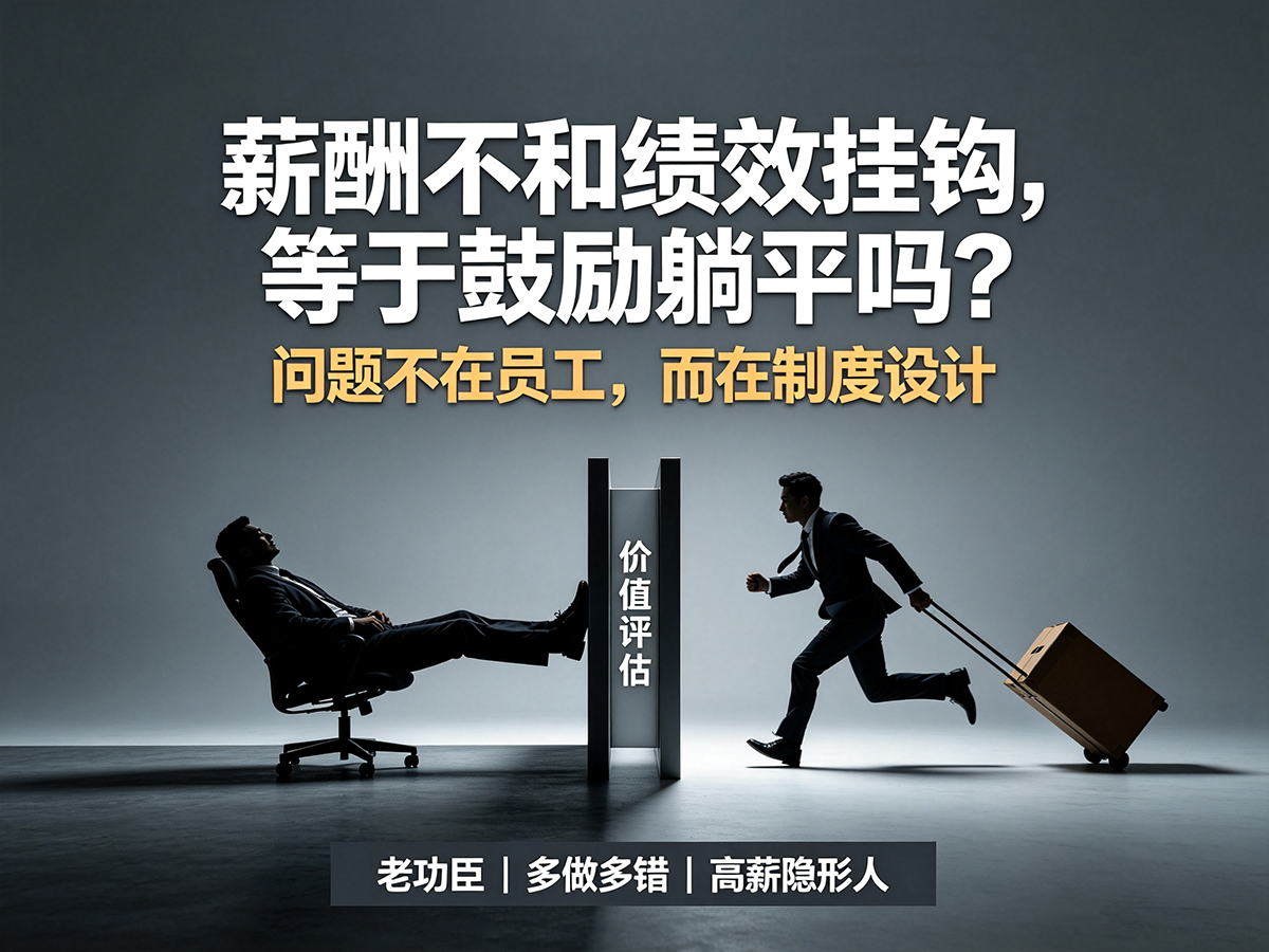 北极星OKR知识库官网-“薪酬不和绩效挂钩🟰鼓励躺平”,管理视角,这句话对吗?插图 北极星OKR知识库官网-“薪酬不和绩效挂钩🟰鼓励躺平”,管理视角,这句话对吗?插图