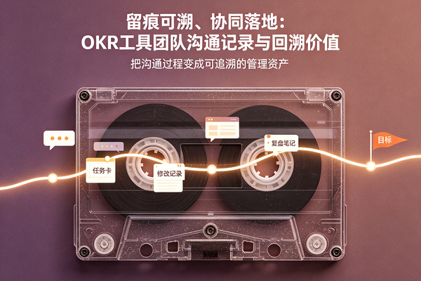 留痕可溯、协同落地：OKR工具团队沟通记录与回溯价值