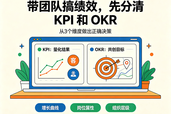 什么时候用KPI，什么时候用OKR？不懂这3点再努力也带不好团队！