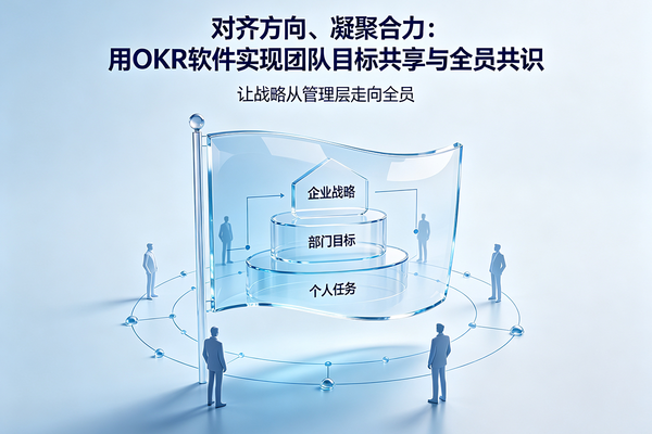 对齐方向、凝聚合力：用OKR软件实现团队目标共享与全员共识