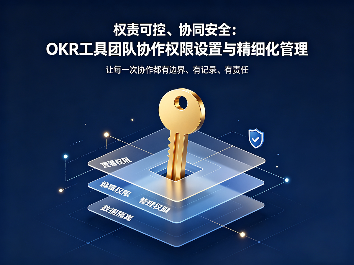 北极星OKR知识库官网-权责可控、协同安全：OKR工具团队协作权限设置与精细化管理插图