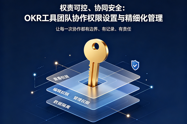 权责可控、协同安全：OKR工具团队协作权限设置与精细化管理