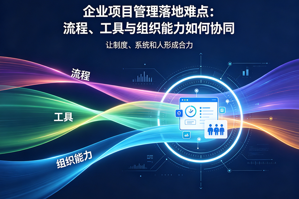 企业项目管理落地难点：流程、工具与组织能力如何协同