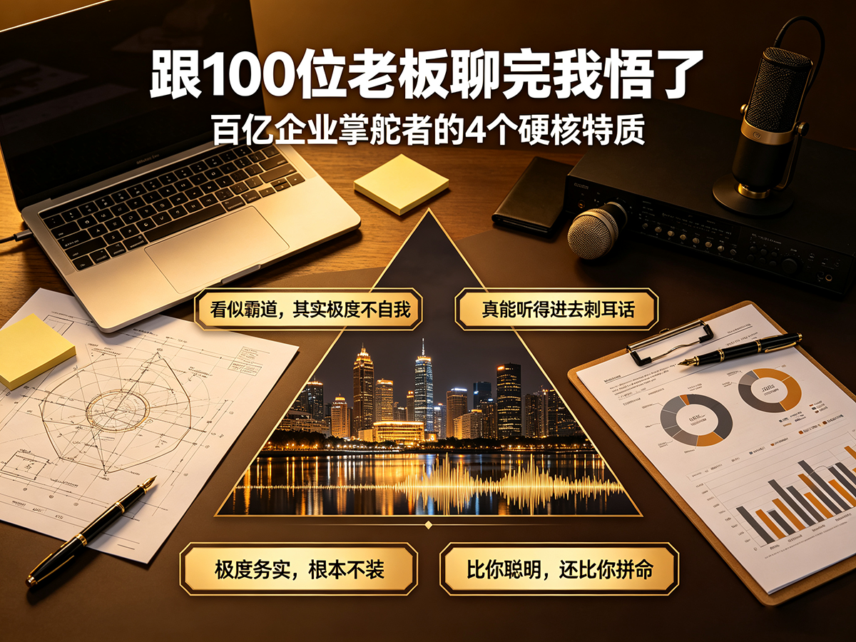 北极星OKR知识库官网-带出百亿企业的掌舵者，到底凭什么？跟100位老板聊完我悟了插图