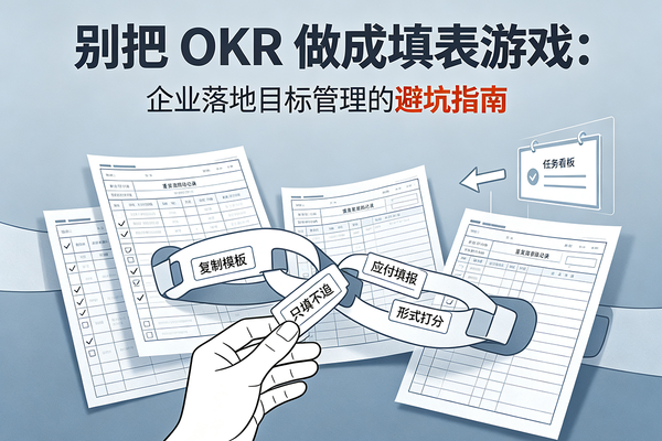 别把OKR做成填表游戏：企业落地目标管理的避坑指南