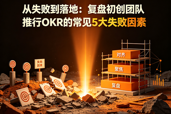 从失败到落地：复盘初创团队推行OKR的常见5大失败因素