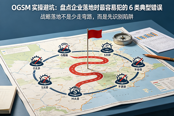 OGSM实操避坑：盘点企业落地时最容易犯的6类典型错误