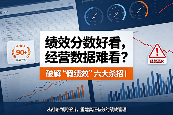 绩效分数好看，经营数据难看？破解 “假绩效” 六大杀招！