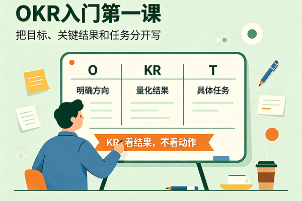 别把 OKR 写成任务清单：分清目标、关键结果与执行动作
