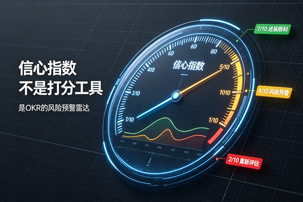 信心指数不是打分工具，是OKR的风险预警雷达