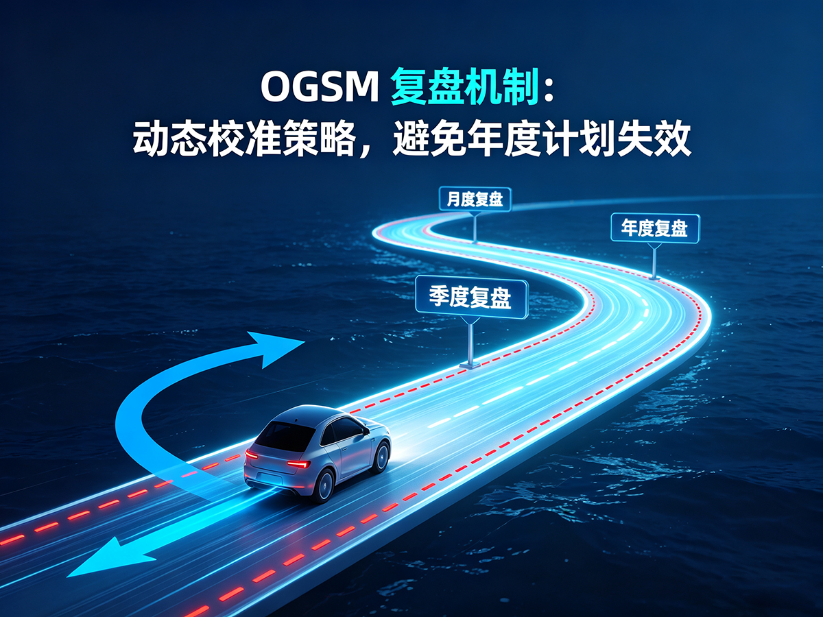 北极星OKR知识库官网-OGSM复盘机制:动态校准策略,避免年度计划失效插图 北极星OKR知识库官网-OGSM复盘机制:动态校准策略,避免年度计划失效插图