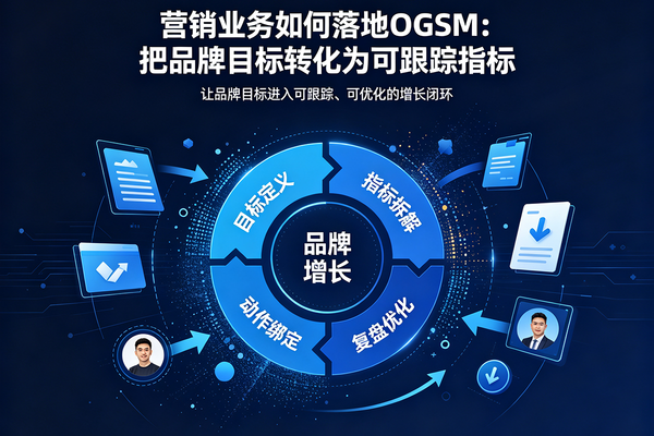 营销业务如何落地OGSM：把品牌目标转化为可跟踪指标