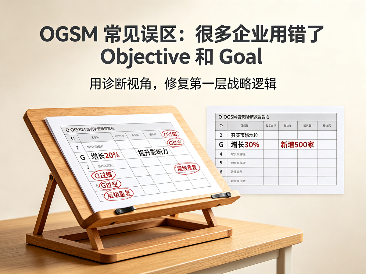 北极星OKR知识库官网-OGSM常见误区:很多企业用错了Objective和Goal插图 北极星OKR知识库官网-OGSM常见误区:很多企业用错了Objective和Goal插图