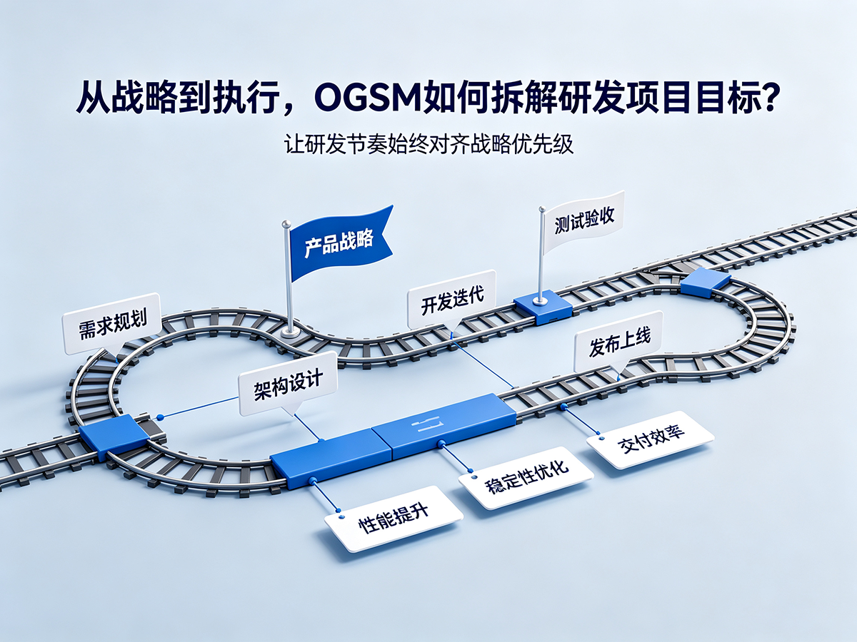 北极星OKR知识库官网-从战略到执行,OGSM如何拆解研发项目目标?插图 北极星OKR知识库官网-从战略到执行,OGSM如何拆解研发项目目标?插图